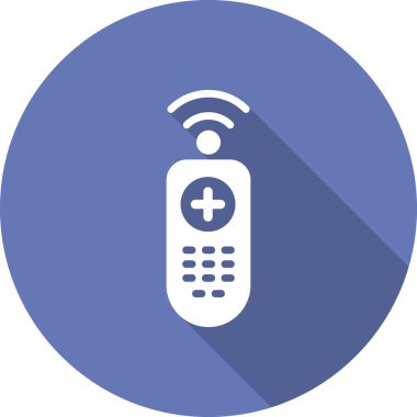 cep telefonu uzaktan kontrol vektör simgesi 