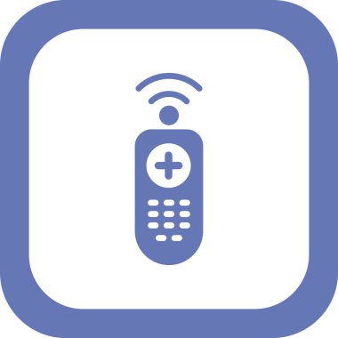 cep telefonu uzaktan kontrol vektör simgesi 