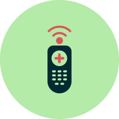 cep telefonu uzaktan kontrol vektör simgesi 