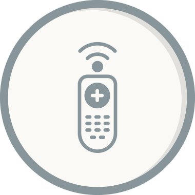 cep telefonu uzaktan kontrol vektör simgesi 