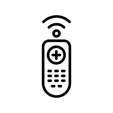 cep telefonu uzaktan kontrol vektör simgesi 