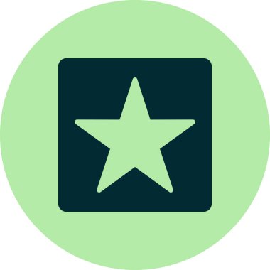 Ödül Yıldızı ikon vektör illüstrasyonu