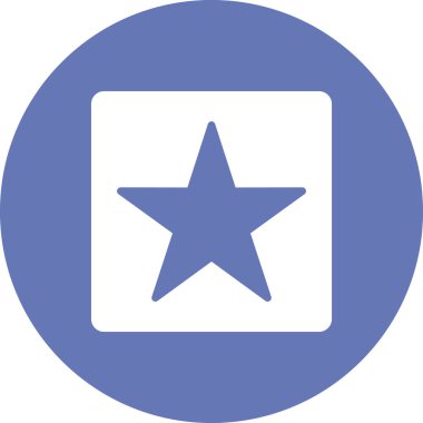 Ödül Yıldızı ikon vektör illüstrasyonu