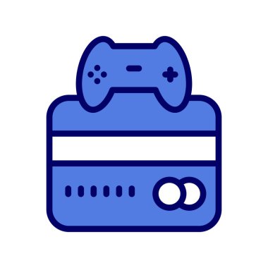 Çevrimiçi Oyun, Mikrotransaction, vektör illüstrasyonu 