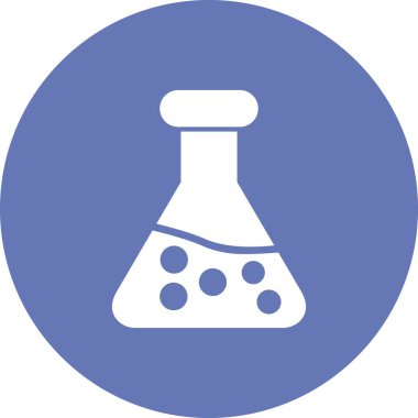 Test tübü simgesinin vektör illüstrasyonu 