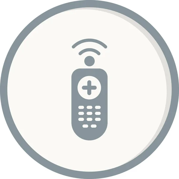 Téléphone Mobile Icône Vectorielle Télécommande — Image vectorielle