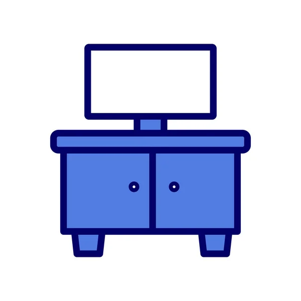 Stand Web Icon Ilustração Simples — Vetor de Stock