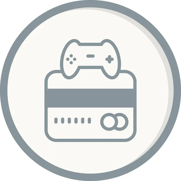 Çevrimiçi Oyun Mikrotransaction Vektör Illüstrasyonu — Stok Vektör