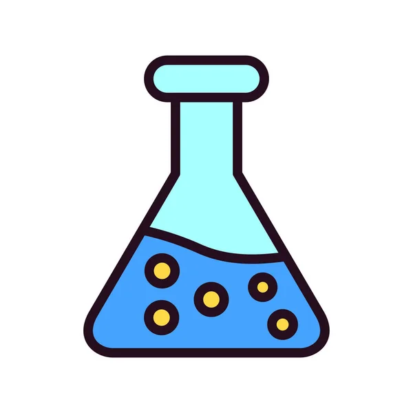 Vector Illustration Test Tube Icon — Stock Vector