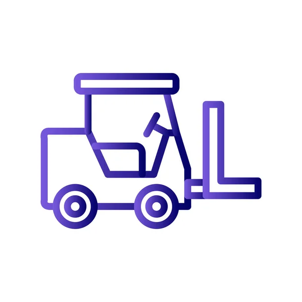 Ilustrasi Vektor Dari Forklift - Stok Vektor