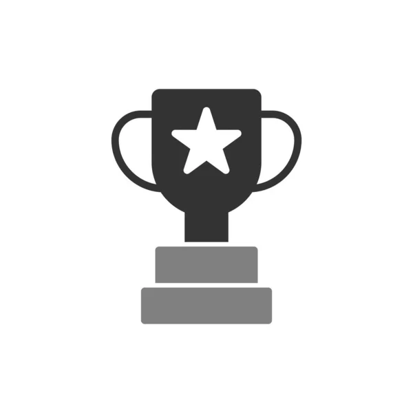 Σύμβολο Κύπελλο Τρόπαιο Σύμβολο Βραβείου Εικονογράφηση Διανύσματος — Διανυσματικό Αρχείο