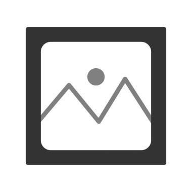 resim simgesi vektör illüstrasyonu