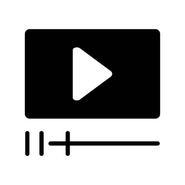 Oynatma düğmesi renk vektörü çizimi