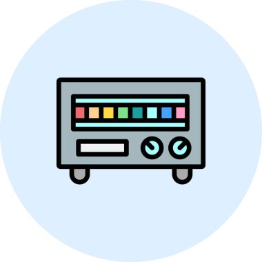 Spektrometrenin vektör çizimi, kimya teknolojisi aygıtı