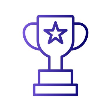 kupa simgesi vektör illüstrasyonu