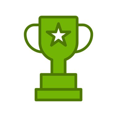 kupa ikonu vektör illüstrasyonu