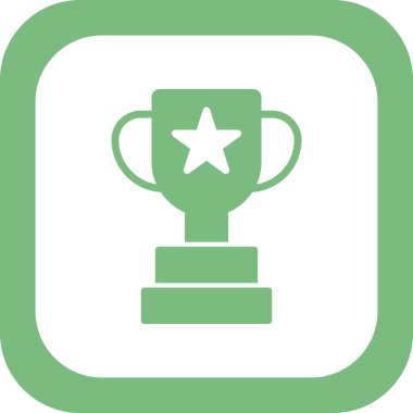 kupa ikonu vektör illüstrasyonu