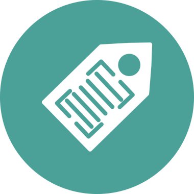 Soyut arkaplanda izole edilmiş barkod simgesi, vektör illüstrasyonu