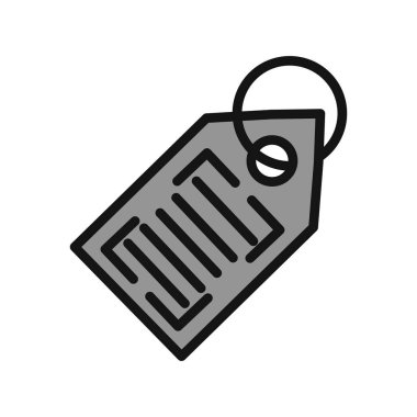 Soyut arkaplanda izole edilmiş barkod simgesi, vektör illüstrasyonu