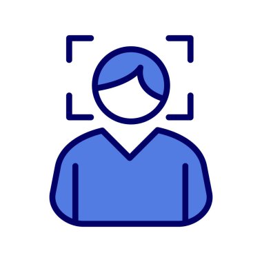 Profil Avatar Kadın ikonu. vektör illüstrasyonu