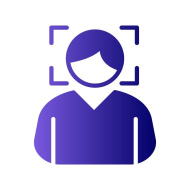 Profil Avatar Kadın ikonu. vektör illüstrasyonu