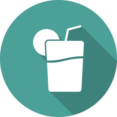 meyve suyu vektör simgesi bardağı