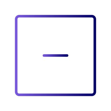 Eksi işareti simge vektör çizim