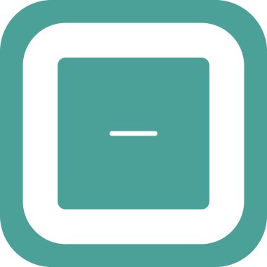 Eksi işareti simge vektör çizim