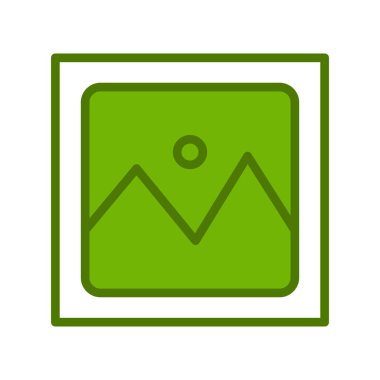 resim simgesi vektör illüstrasyonu