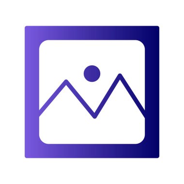 resim simgesi vektör illüstrasyonu