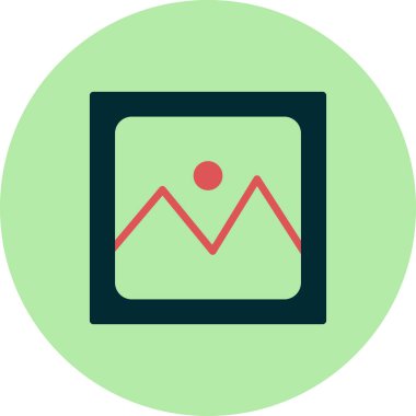 resim simgesi vektör illüstrasyonu