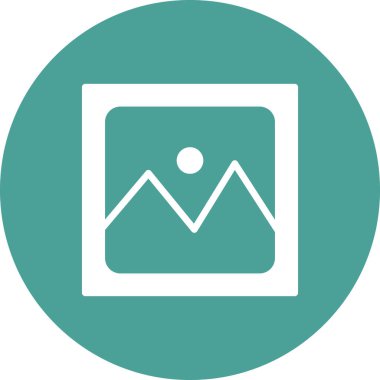 resim simgesi vektör illüstrasyonu