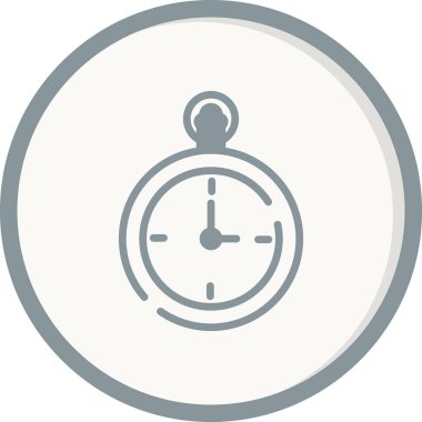 Cep Saati vektör ince çizgi simgesi 