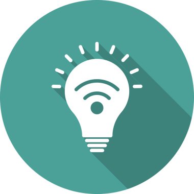 Ampul simgesinin vektör illüstrasyonu