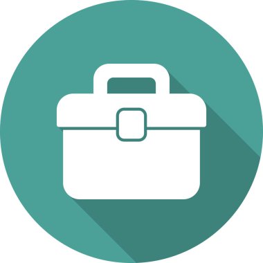 Çanta. Web simgesi basit illüstrasyon