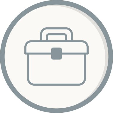 ağ için çanta simgesi, vektör illüstrasyonu