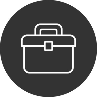 vektör evrak çantası ağ simgesi