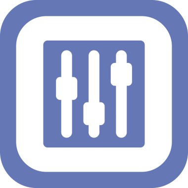 Vektör illüstrasyonu, ses düzeyi ile DJ karıştırıcısı ayarlanıyor