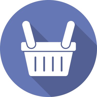 boş alışveriş sepeti vektör çizimi