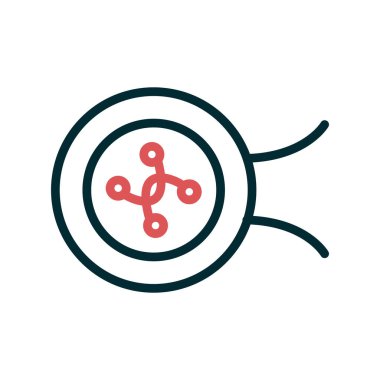 vektör illüstrasyonu, yuvarlak pin düğmesi 