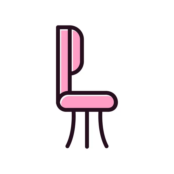 Abstract Chair Icon Background Vector Illustration — ストックベクタ