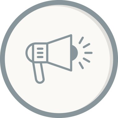 Hoparlör ikonu, vektör illüstrasyonu