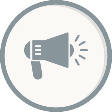 Hoparlör ikonu, vektör illüstrasyonu