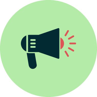 Hoparlör ikonu, vektör illüstrasyonu