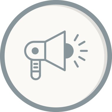 Hoparlör ikonu, vektör illüstrasyonu