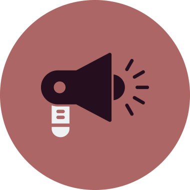 Hoparlör ikonu, vektör illüstrasyonu