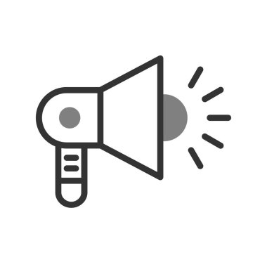 Hoparlör ikonu, vektör illüstrasyonu