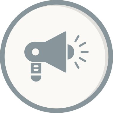 Hoparlör ikonu, vektör illüstrasyonu