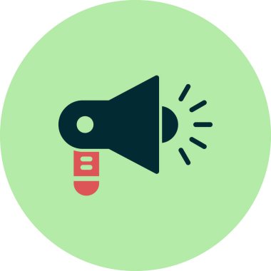 Hoparlör ikonu, vektör illüstrasyonu