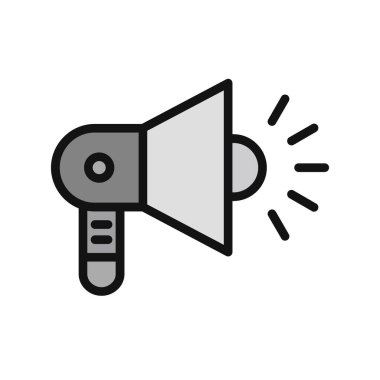 Hoparlör ikonu, vektör illüstrasyonu